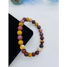 Sertifikalı Jasper Doğal Taş Bileklik 8 MM19