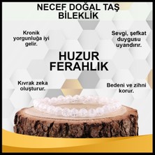 Sertifikalı Necef Doğal Taş Bileklik 8 MM21