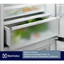 Electrolux KNG7TE75S Greenzone Alttan Donduruculu 70 cm Ankastre No Frost Buzdolabı