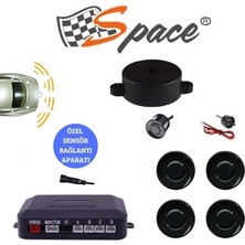 Drs Tuning Space Ses Ikazlı Park Sensörü 22 mm Siyah / GUPR10-S