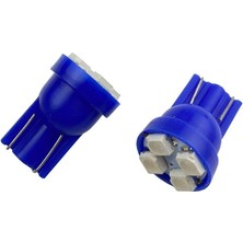 Space Dekoratif LED Ampul T10-2X4 Smd LED Mavi 12V/LAAM117-2-12
