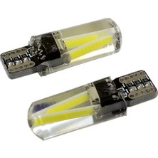 Space Uzun T10 Cob Ledli Canbus'lı Silikon Dekoratif Ampul 12V-3W Beyaz / LAAM677