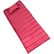 Camp Story Tim-8 200 gr Yastıklı Battaniye Tipi Uyku Tulumu Kırmızı