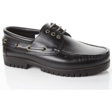 Riverland K-03 Hakiki Deri Siyah & Kahverengi Casual Günlük Erkek Ayakkabı