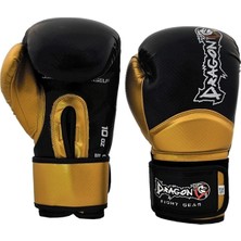 Dragon Carbon Boks Eldiveni Muay Thai, Kick Boks Eldiveni ve Bat 2000 Bandaj 2'li Set