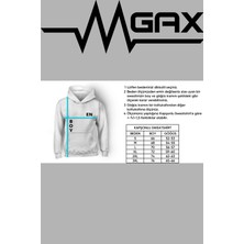 MGAX Sevimli Ayı Lets Ride Baskılı Kapüşonlu Sweatshirt