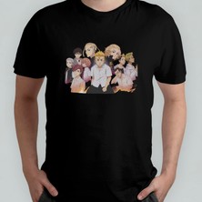 Pixxa Tokyo Revengers %100 Pamuklu Bisiklet Yaka T-Shirt Model - 3