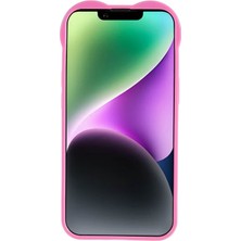 Xstep Case Xstepcase iPhone 14 Için Fingerprint Anti-Farrint Tpu Yumuşak Cep Telefon Kılıfı Kalp Şeklinde Kamera Koruma Telefon Kapağı (Yurt Dışından)