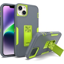 Xstep Case Xstepcase iPhone 14 Için Hybrid Hard Pc Için Yumuşak Tpu Etkiye Dayanıklı Kasa Araba Montajı Kickstand Koruyucu Telefon Kapağı (Yurt Dışından)