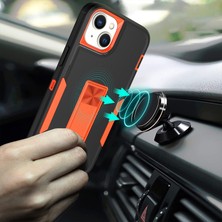 Xstep Case Xstepcase iPhone 14 Için Hybrid Hard Pc Için Yumuşak Tpu Etkiye Dayanıklı Kasa Araba Montajı Kickstand Koruyucu Telefon Kapağı (Yurt Dışından)