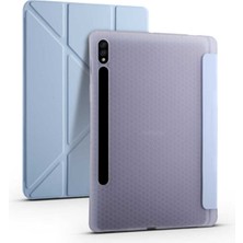 Nezih Case Samsung Galaxy Tab S7 Fe-S8 PLUS-X800-T737 Standlı Kalem Bölmeli Akıllı Trifolding Kılıf