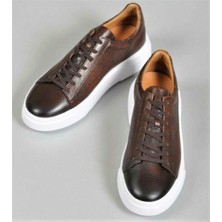 Bags Shoes Bagsshoes 2501 Footcap Erkek Hakiki Deri Yüksek Taban Premium Sneaker Ayakkabı