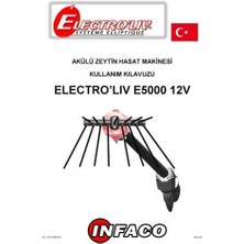 Infaco Fransız Zeytin Hasat Makinesi Akü Ile Çalışan