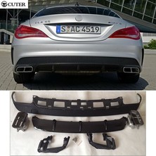 Auto GP Mercedes cla amg difüzör ve egzoz uçları w117 2016 / 2019