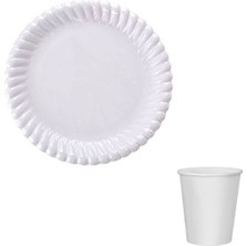 Çıtı Pıtı Store Beyaz Tabak-Bardak Set