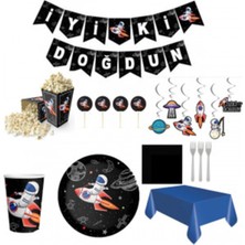 Çıtı Pıtı Store Uzay Doğum Günü Seti 8 Kişilik