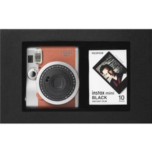 Instax Neo 90 Classic Kahverengi Fotoğraf Makinesi Siyah Special Box