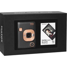 Instax Mini Liplay Elegant Black Fotoğraf Makinesi Siyah Special Box