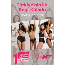 Peddon Süper Emici Regl Külodu 3'lü Deneme Paketi Ultra Hijyenik Yıkanabilir Regl Dönemi İç Çamaşırı 3'lü