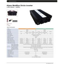 2000 Watt 12 Volt Modifiye Sinüs Inverter