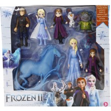 Frozen Karlar Ülkesi Figür Oyuncak Seti Elsa Anna Olaf Kristoff Bulda Sven Bruni