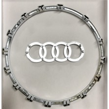 Yıldız Tuning Audi Uyumlu Direksiyon Logo Çerçeve Yuvarlak Model