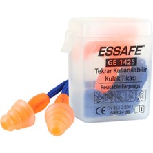 Essafe GE-1425 Gürültü ve Ses Önleyici Kulak Tıkacı -10ADET