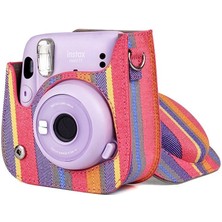 Shun Instax Mini 8/8+/9 ile Uyumlu Koruyucu Kılıf Çıkarılabilir Askılı Çanta Kılıfı (Yurt Dışından)