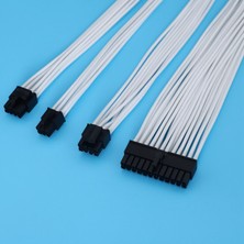 Gorgeous Temel Uzatma Kablo Kiti; 1 Adet Atx 24PIN / Eps 4+4pin / Pci-E 8pin / Pci-E 6pin Güç Uzatma Kablosu (Yurt Dışından)