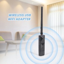 Gorgeous AR9271 802.11N 150 Mbps Kablosuz USB Wifi Adaptörü + Windows 7 / 8 / 10 / Kali Linux İçin 6dbi Wifi Anten Ağ Adaptörü (Yurt Dışından)