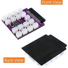 Gorgeous Yükseltme Sürümü Atx 17 x 6pin Güç Kaynağı Breakout Board Adaptörü Dönüştürücü 12 V Ethereum Btc Madenciliği İçin (Yurt Dışından)