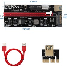 Gorgeous Takım Pcıe 3.0 1x - 16X Grafik Kartı Adaptör Kablosu Pcı-E 1x - 16X Grafik Kartı Uzatma Kablosu VER009S Pro (Yurt Dışından)