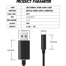 Gorgeous Kulaklık Mac Ps4 Pc İçin 3.5 mm. Combo Aux Stereo Dönüştürücü ile USB 3.5 mm. Kulaklık ve Mikrofon Jakı Ses Adaptörü (Yurt Dışından)