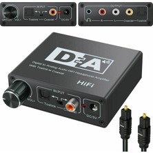 Gorgeous Spdif ile Analog Rca 3.5 mm. Ses Hifi Dönüştürücüye 192KHZ Dijital Optik Koaksiyel Toslink (Yurt Dışından)