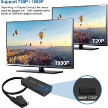 Gorgeous HDMI Kablosu ile HDMI Dönüştürücü Scart Hd Adaptörü 720 P 1080 P Video Ses Dönüştürücü Tv Monitörü Projektör İçin Adapte (Yurt Dışından)