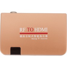 Gorgeous Rf - HDMI Dönüştürücü Adaptör Analog Alıcı Analog Tv Kutusu Dijital Kutu Uzaktan Kumanda Ab Tak (Yurt Dışından)