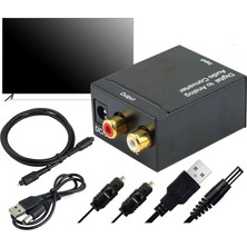 Gorgeous Dijitalden Analoga Ses Dönüştürücü Fiber Optik Toslink Koaksiyel Sinyalden Rca'ya R/l Ses Kod Çözücü Spdıf Atv Dac Amplifikatör (Yurt Dışından)