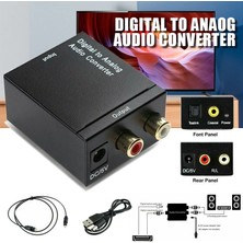 Gorgeous Dijitalden Analoga Ses Dönüştürücü Fiber Optik Toslink Koaksiyel Sinyalden Rca'ya R/l Ses Kod Çözücü Spdıf Atv Dac Amplifikatör (Yurt Dışından)