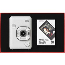 Fujifilm Instax Mini Liplay Stone White Fotoğraf Makinesi Kırmızı Özel Kutulu