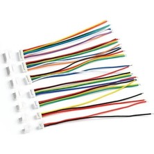 Sanec 1,25MM Jst 7 Pin Kablolu Konnektör Takım (180D ERKEK)-10CM