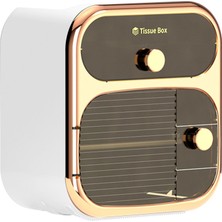 Houdes 1 Set Duvara Monte Kağıt Havlu Dispenseri Tutacağı - Altın (Yurt Dışından)