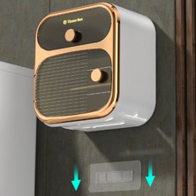 Houdes 1 Set Duvara Monte Kağıt Havlu Dispenseri Tutacağı - Altın (Yurt Dışından)