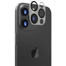 Case 4U Apple iPhone 13 Pro Sert Kamera Lens Koruyucu CL-05 Şeffaf