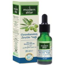 Modern Aktar Doğal Ozonlanmış Zeytin Yağı 20 ml