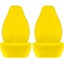 Space Renault Uyumlu Penye Sarı Oto Koltuk Kılıfı Baskısız Set