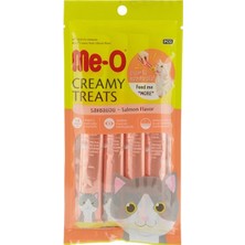 Me-O Kremalı Somonlu Kedi Sıvı Ödül Maması 4X15 gr