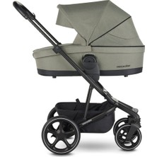 Easywalker Harvey3 Bebek Arabası Üçlü Set - Sage Green, Bebek Arabası, Portbebe, Adaptörler ve Ana Kucağı Dahil