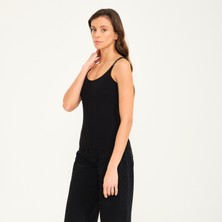 Solo Kristal Askılı Triko Örme Kazak,