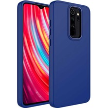 Ankacep Xiaomi Redmi Note 8 Pro Kılıf Metal Çerçeve ve Buton Tasarımlı Luna Kapak + Kablo Koruyucu