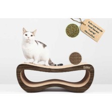 Felidae Oluklu Mukavva Karton, Kedi Tırmalama Kanepesi - Medium (59x20x24cm) Kedi Tırmalama Kartonu, Kedi Tırmalama Direği, Kedi Tırmalama Tahtası, Kedi Tırmalama Lounge